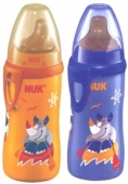 NUK First Choice ACTIVE Bottle with LATEX spout.